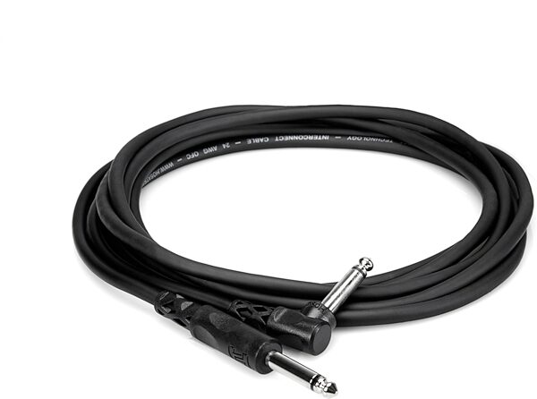 Hosa CPP-103R Unbalanced Interconnect Cable (with Right Angle), 5 foot, Action Position Back