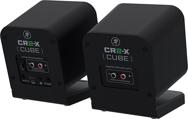 Mackie CR2-X Cube Premium Compact Desktop Speakers, New, view