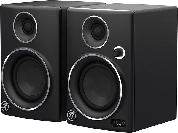 Mackie CR3LTD Silver Trim Powered Studio Monitors, Action Position Back