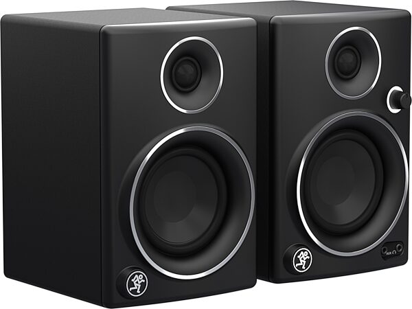 Mackie CR3LTD Silver Trim Powered Studio Monitors, Action Position Back