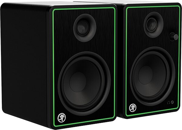 Mackie CR5-XBT Powered Bluetooth Studio Monitors, Pair, Angled Front
