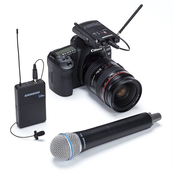 Samson Concert 88 Camera Combo UHF Wireless System, In Use