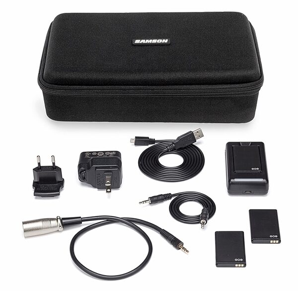 Samson Concert 88 Camera UHF Wireless Lavalier Microphone System, Components