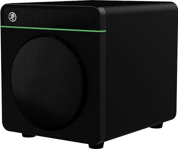 Mackie CR8S-XBT Powered Studio Subwoofer, New, Angled Front