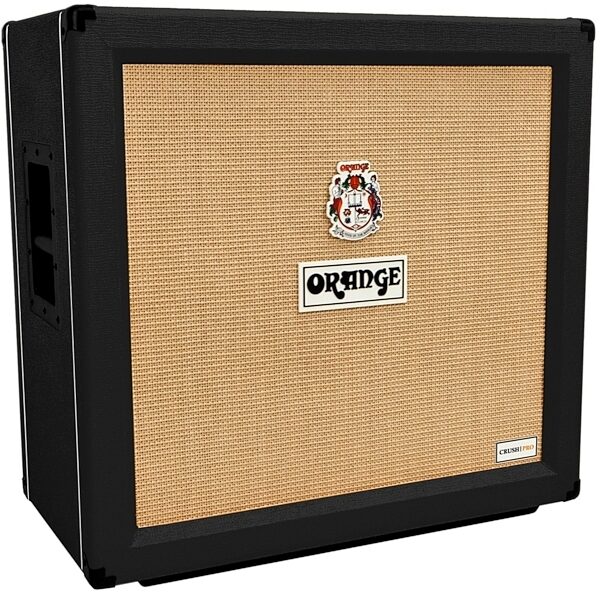 Orange Crush Pro 4x12 Guitar Speaker Cabinet (240 Watts), Black, 16 Ohms, Black - Left