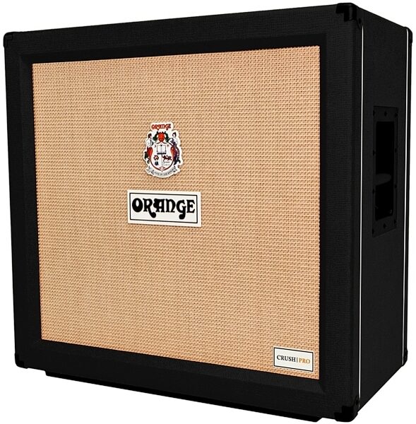 Orange Crush Pro 4x12 Guitar Speaker Cabinet (240 Watts), Black, 16 Ohms, Black - Right