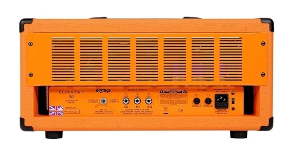Orange CS50 Custom Shop Guitar Amplifier Head (50 Watts), Back