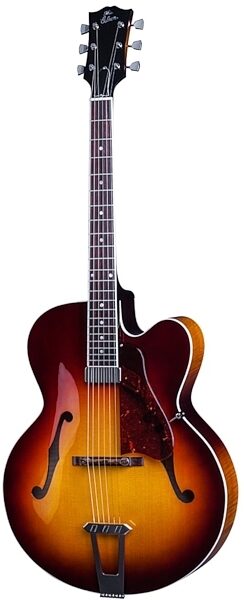 Gibson Custom Solid Formed 17 Venetian Electric Guitar, Bourbon Angle