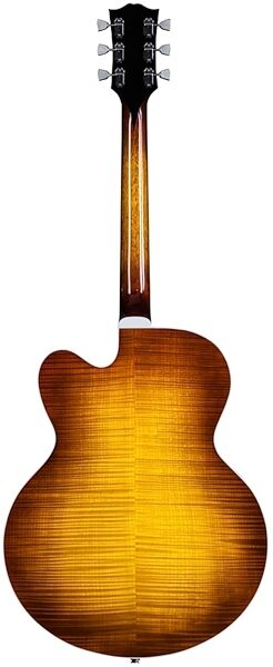 Gibson Custom Solid Formed 17 Venetian Electric Guitar, Sunset Tea Back