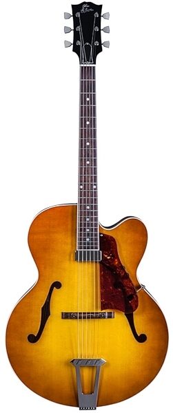 Gibson Custom Solid Formed 17 Venetian Electric Guitar, Sunset Tea