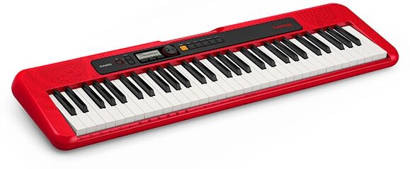 Casio CT-S200 Casiotone Portable Electronic Keyboard with USB, Red, USED, Warehouse Resealed, Action Position Back