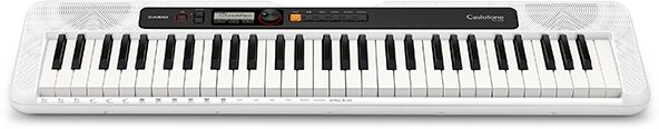Casio CT-S200 Casiotone Portable Electronic Keyboard with USB, White, USED, Scratch and Dent, Action Position Back