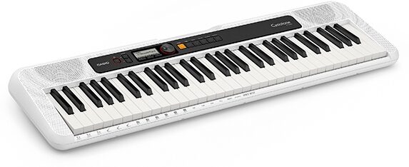 Casio CT-S200 Casiotone Portable Electronic Keyboard with USB, White, USED, Scratch and Dent, Action Position Back