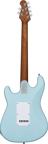 Sterling by Music Man CT50 Cutlass HSS Electric Guitar, Daphne Blue Satin, Open Box (Good), Action Position Back