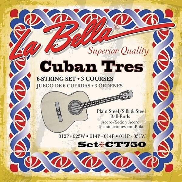 La Bella CT750 Cuban Tres Strings, Main
