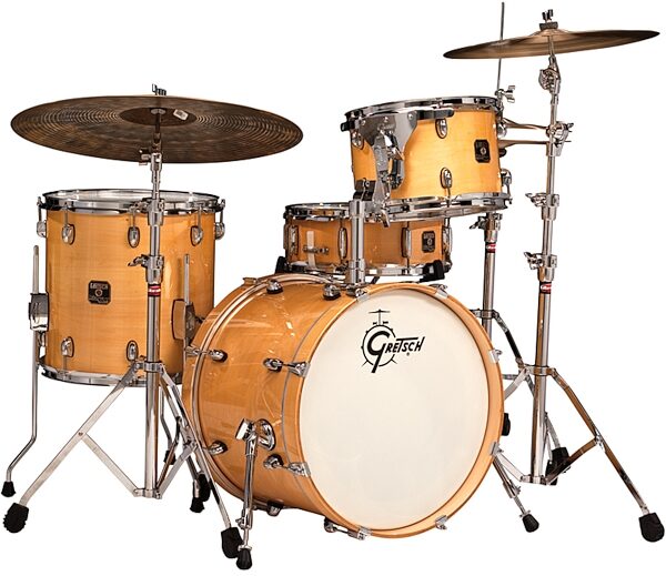 Gretsch CTJ484 Catalina Limited Reserve 4-Piece Classic Bop Drum Shell Kit, Gloss Natural Right