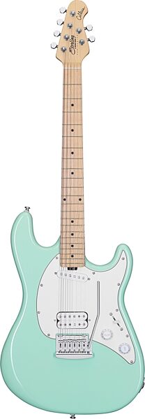 Sterling by Music Man Cutlass CTSS30HS Electric Guitar, Pink, Action Position Back