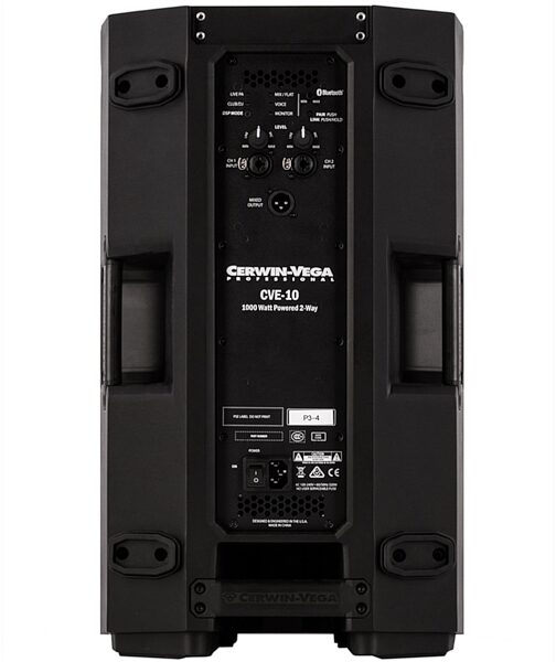 Cerwin-Vega CVE10 Powered Loudspeaker (1000 Watts, 1x10"), Alt