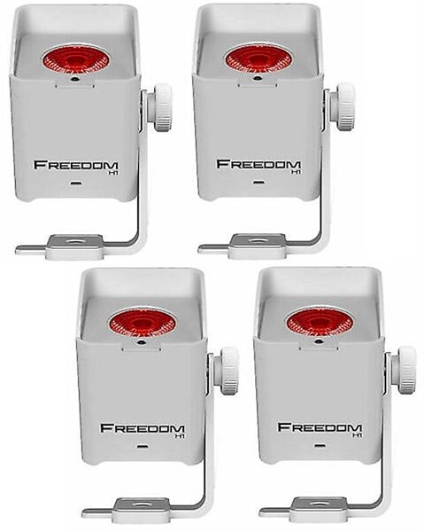 Chauvet DJ Freedom H1 X4 Wash Light Wireless Lighting System, White, Main