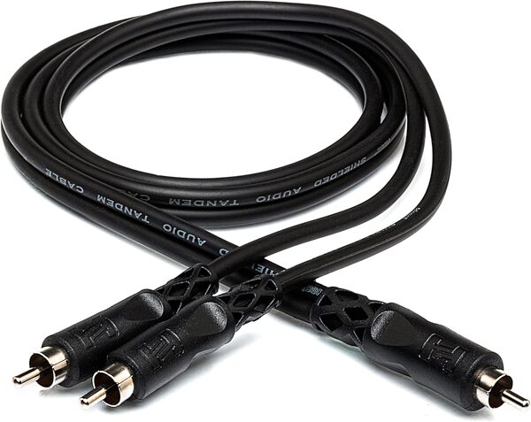 Hosa RCA to Dual RCA Y Cable, New, Action Position Back