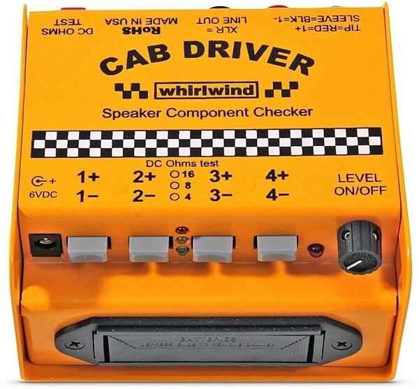 Whirlwind Cab Driver Speaker Component Checker, New, Main