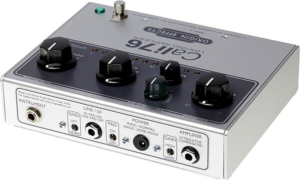 Origin Effects Cali76-TX Reissue FET Compressor Pedal, Action Position Back