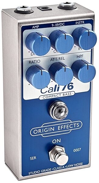 Origin Effects Cali76 Compact Bass Compressor Pedal, view