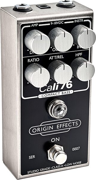 Origin Effects Cali76 Compact Bass Compressor Pedal, Action Position Back