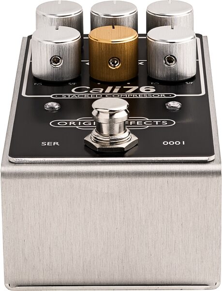 Origin Effects Cali76 Stacked Compressor Pedal, Black, nolabel