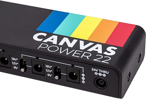 Walrus Audio Canvas Power 22 Pedal, New, Main with all components Front