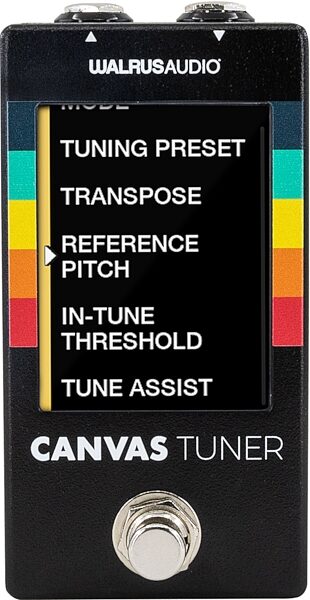 Walrus Canvas Tuner Pedal, New, Action Position Front