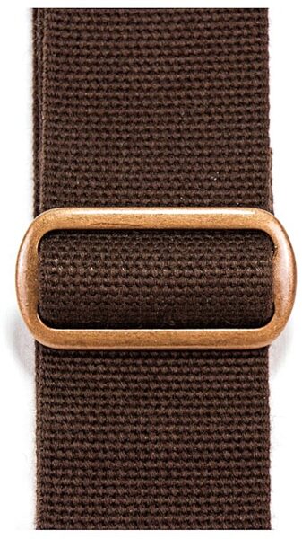 Reunion Blues Merino Wool Guitar Strap, Brown, RBS-34, Action Position Back
