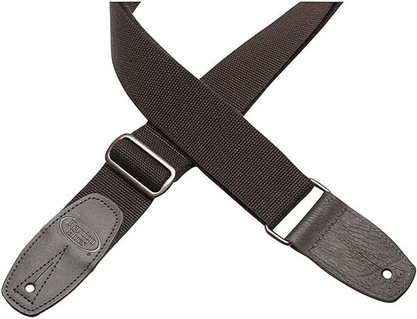Reunion Blues Merino Wool Guitar Strap, Brown, RBS-34, Action Position Back