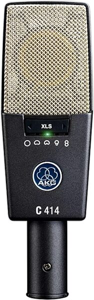 AKG C 414 XLS ST Large Diaphragm 9-Pattern Condenser Microphones, Stereo Matched Pair, Action Position Back