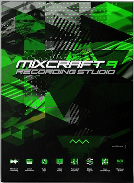 Acoustica Mixcraft Recording Studio 9 Software, Digital Download, Action Position Back