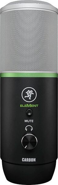 Mackie EleMent Carbon Premium USB Condenser Microphone, USED, Blemished, Detail Front