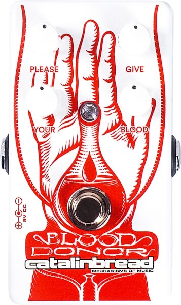 Catalinbread Blood Donor 2023 Distortion Fuzz Pedal, New, Action Position Back