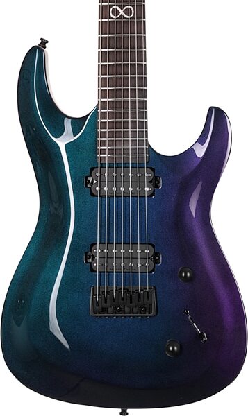 Chapman ML1-7 Pro Modern Electric Guitar, 7-String, Action Position Back