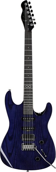 Chapman ML1 X Electric Guitar, Deep Blue Gloss, Blemished, Action Position Back