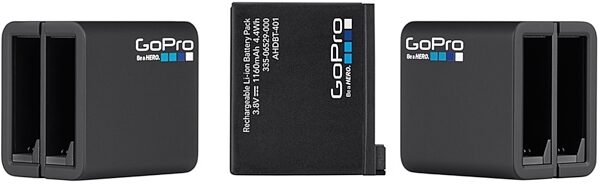 GoPro AHBBP401 Dual Battery Charger for HERO4, Angle 2--Cluster