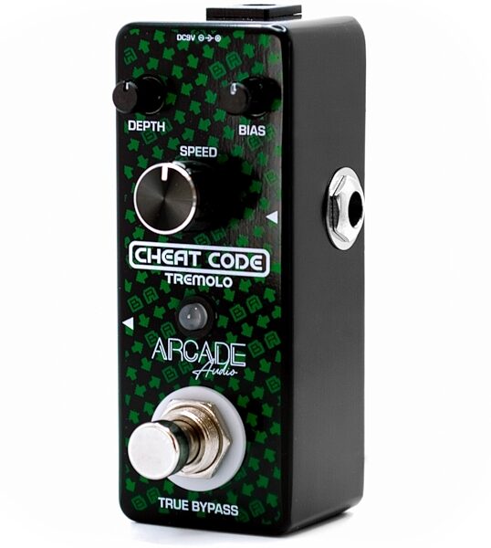 Arcade Audio Cheat Code Tremolo Pedal, New, Action Position Back