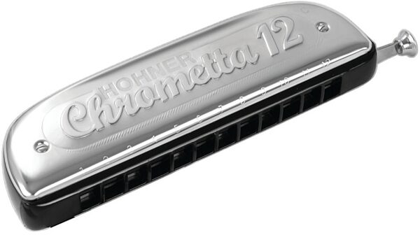 Hohner 255-G Chrometta 12 Harmonica, Key of G, view