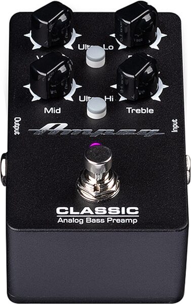Ampeg Classic Analog Bass Preamp Pedal, New, Action Position Back