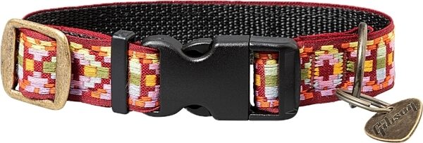 Gibson Guitar Strap and Dog Collar Combo, Pink, Large (65-90 lbs), Collar Detail Pink