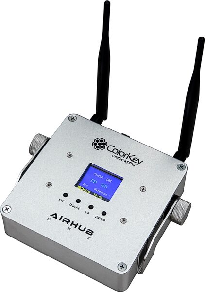 ColorKey AirHub DMX Lighting Controller, New, Action Position Back