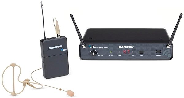 Samson Concert 88x Wireless SE10 Earset Microphone System, Channel D, Main