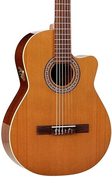 La Patrie Concert Cutaway Nylon Classical Acoustic-Electric Guitar, Alt