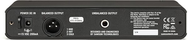 Samson Concert 88x Wireless HH Microphone System with Q6 Microphone, Action Position Front