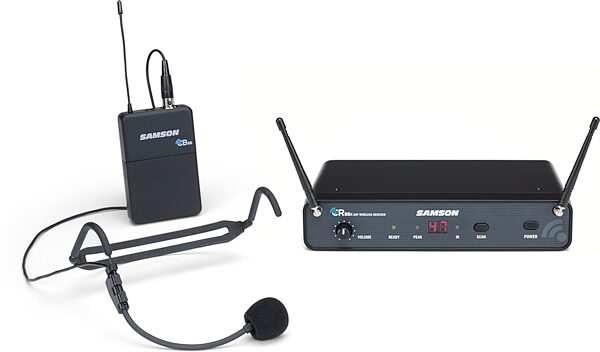 Samson Concert 88x Wireless Headset Microphone System, Channel D, Action Position Front