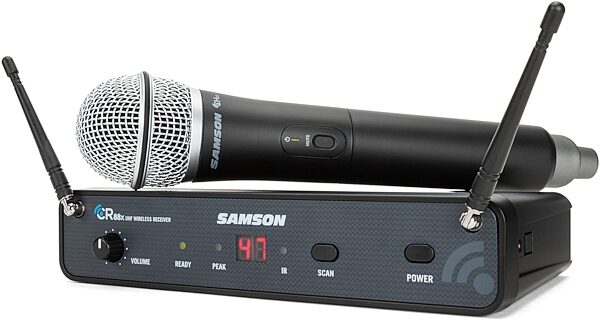 Samson Concert 88x Wireless HH Microphone System with Q6 Microphone, Action Position Front